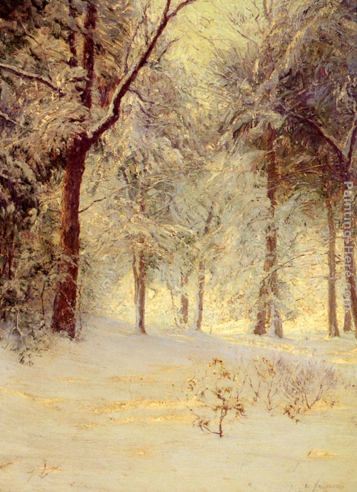 Sunshine After Snowstorm painting - Walter Launt Palmer Sunshine After Snowstorm art painting